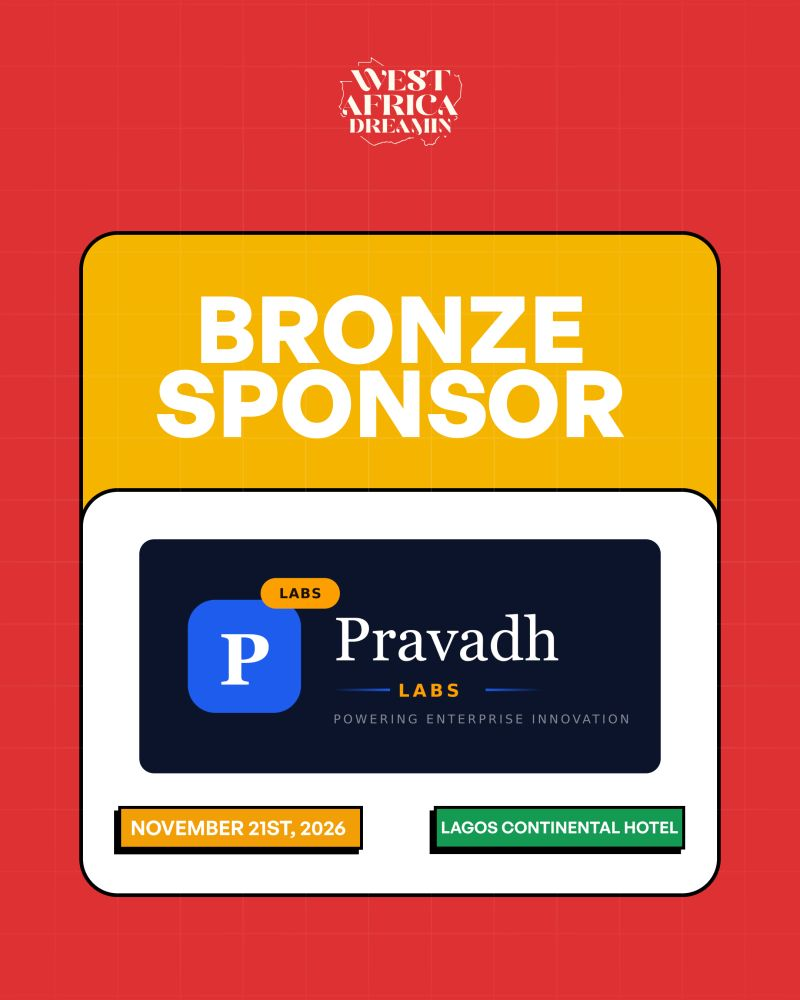 Pravadh Labs, Bronze Sponsor of West Africa Dreamin 2026